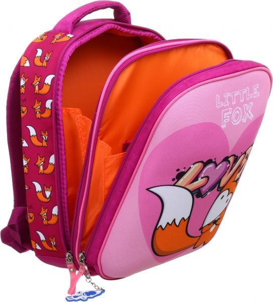 Ранець шкільний Bagland Turtle Littel Fox Love рожевий суб.1035 (13470)