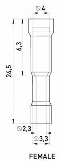 Наконечник втулочный изолированный E.NEXT e.terminal.stand.frd2.156. 1,5-2,5 кв.мм 100 шт. синий 