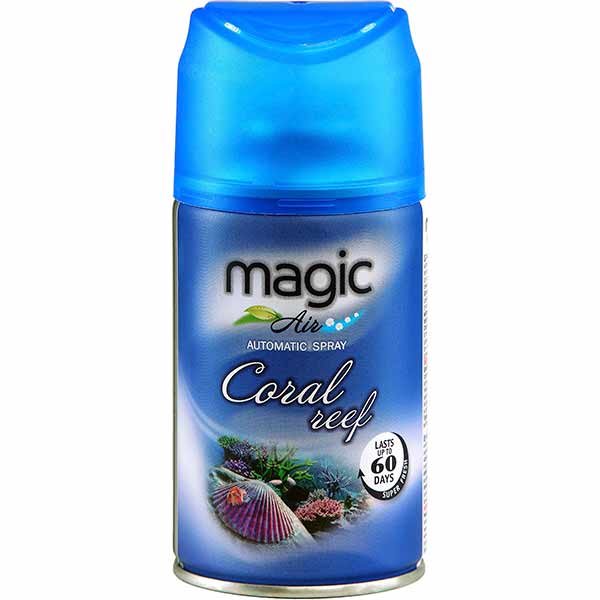 Сменный баллон для автоматического освежителя воздуха Magic Air Coral reef 250 мл