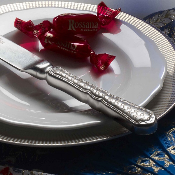 Набор столовых приборов серебряный 30 предметов Settecento txt Pinti Inox