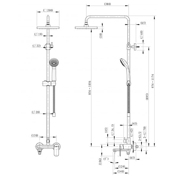 Душова система Bravat Opal F6125183CP-A