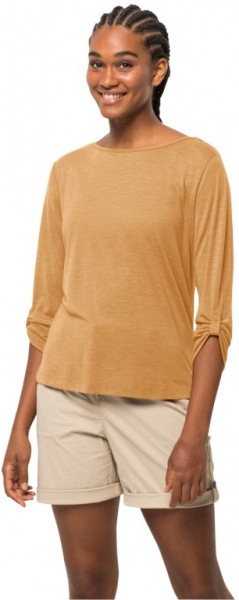 Футболка Jack Wolfskin CORAL COAST 3/4 T W 1806532_3084 р.XL желтый