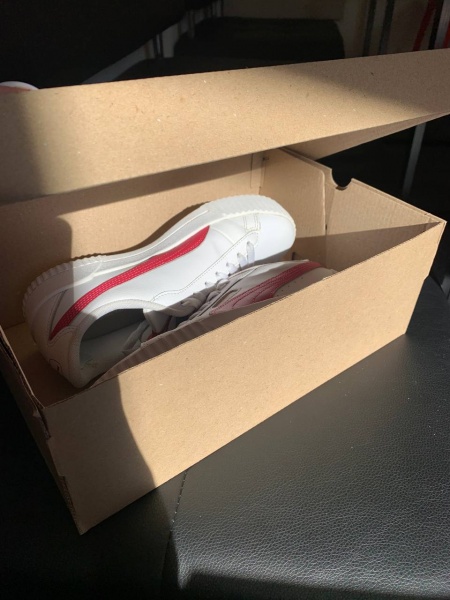 Картонная коробка для обуви 320x200x120 мм