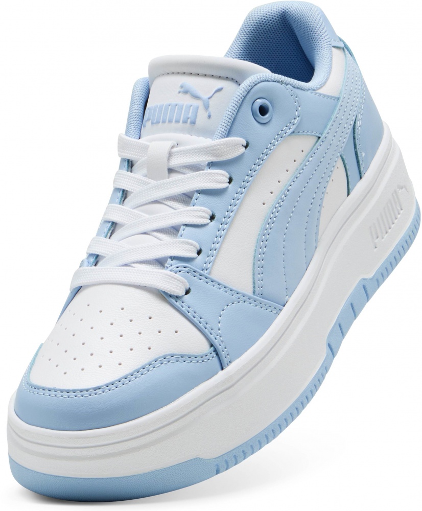 Кроссовки женские Puma Rebound Femme Low 40259205 р.38 белые с голубым