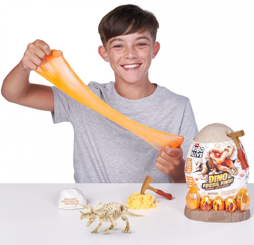 Интерактивный игровой набор Pets & Robo Alive Янтарные раскопки динозавра 71153