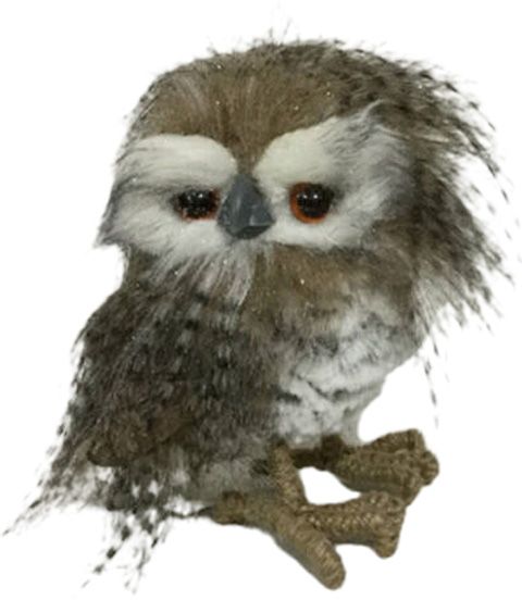 Декорация новогодняя Сова 15 см EPI-F417A228A 