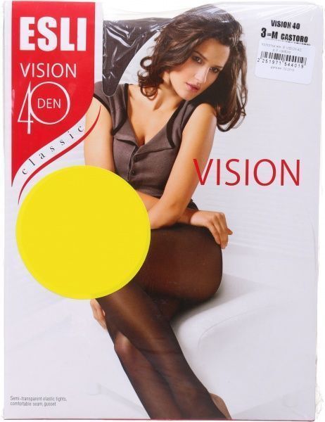Колготки жіночі ESLI Vision Classic р. 3 40 den castoro 2 пар 