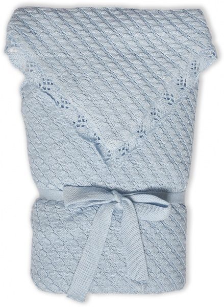 Простынь Фламинго 100х100 см голубой 782 