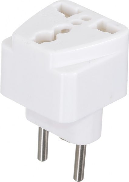 Перехідник мережевий універсальний ЕМТ England білий 2-0155У 