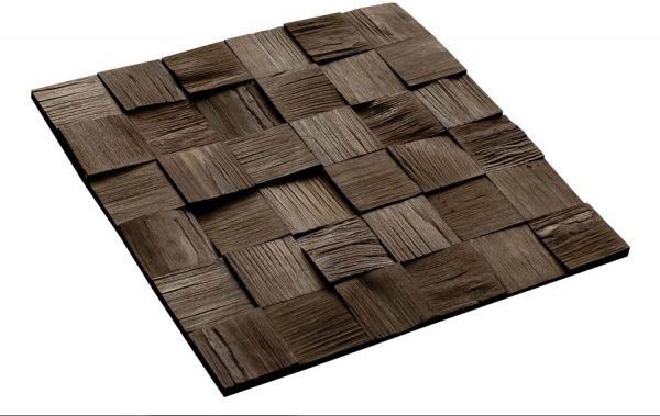 Декоративная панель 3D-панель Живой камень Квадрат маленький 30 0,57 кв.м 