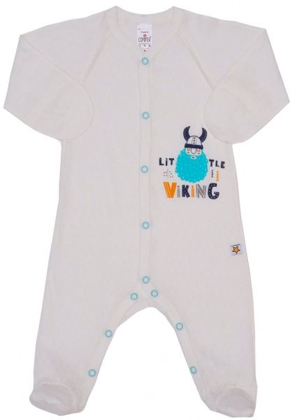 Комбінезон дитячий ТМ Софія My little Viking р.56 молочний 170456 