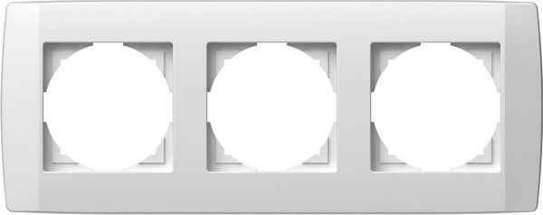 Рамка трехместная TEM Logiq универсальная белый OQ30PW-U