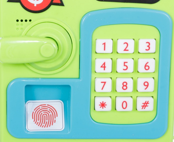 Сейф-скарбничка електронний дитячий банк зелений OTE0644690/green