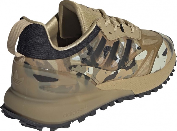 Кроссовки Adidas ZX 2K BOOST 2.0 TRAIL GZ7783 р.UK 10,5 бежево-черный