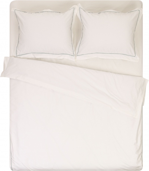 Комплект постільної білизни Solid 2 срібний La Nuit 