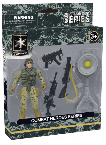 Набор игрушек Super soldier Солдатик КПП и амуниция Спецназ США мультикам MSP1208106 