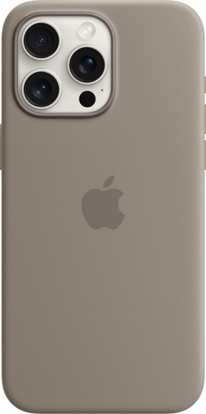 Чохол Apple Silicone Case with MagSafe для Apple iPhone 15 Pro Max clay (MT1Q3ZM/A) — фото 1
