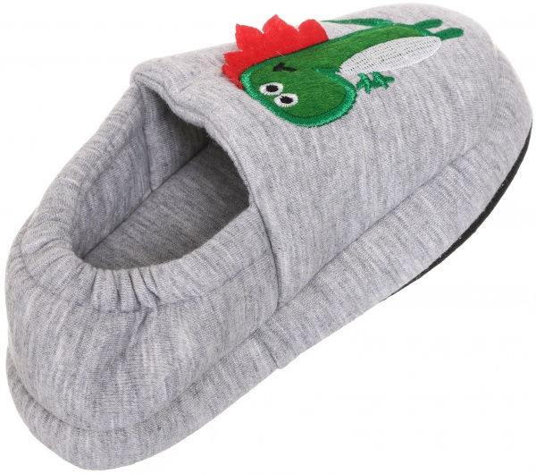 Тапочки детские Динозавр р.30/31 серый KD-4 