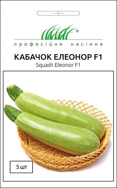 Семена Професійне насіння кабачок Елеонор F1 5 шт.