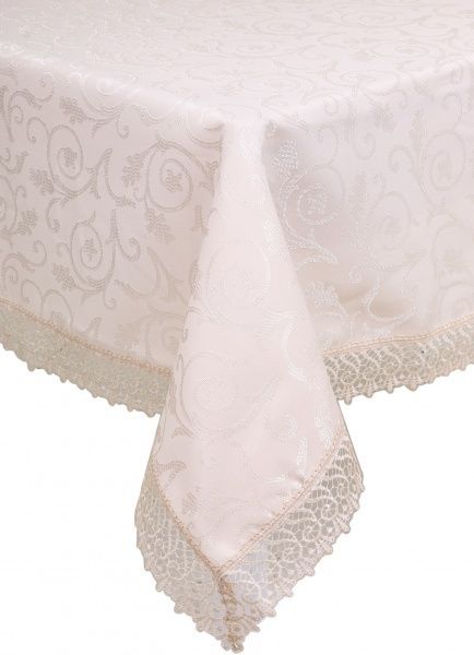 Скатерть KDK 160x300 см бежевый Karna 