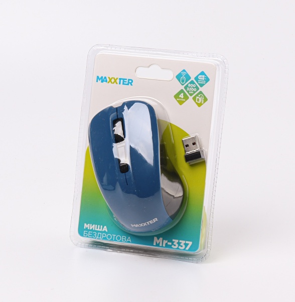 Мишка Maxxter Mr-337-Bl blue 