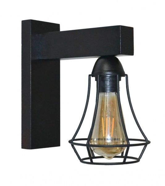 Бра Геотон Крона 0529-Б1 1x60 Вт E27 венге 48751 