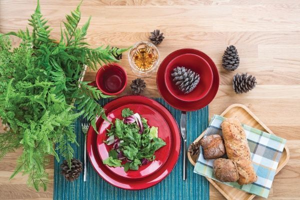 Салатник Antique red 585 мл 14 см Bella Vita