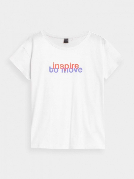 Футболка 4F D4Z21-TSD250-10S р.S білий