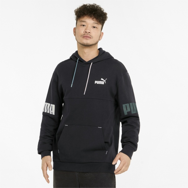 Джемпер Puma POWER Colorblock Hoodie 84800951 р. M чорний