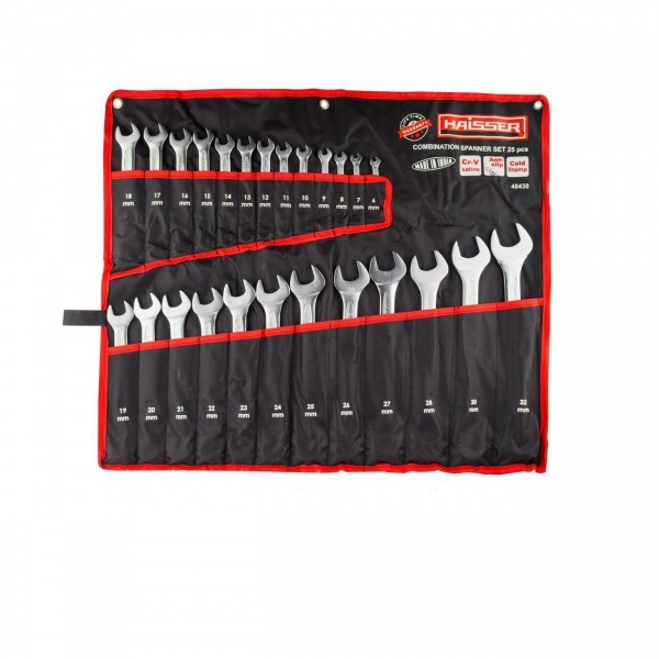 Набор ключей комбинированных Haisser 25 шт. 48430