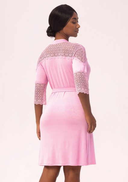 Халат домашний женский Roksana Josephine р. 46 розовый №1340/16710