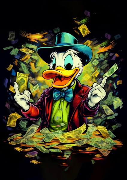 Постер Дональд Дак, картина №1 Орландо Массімо 