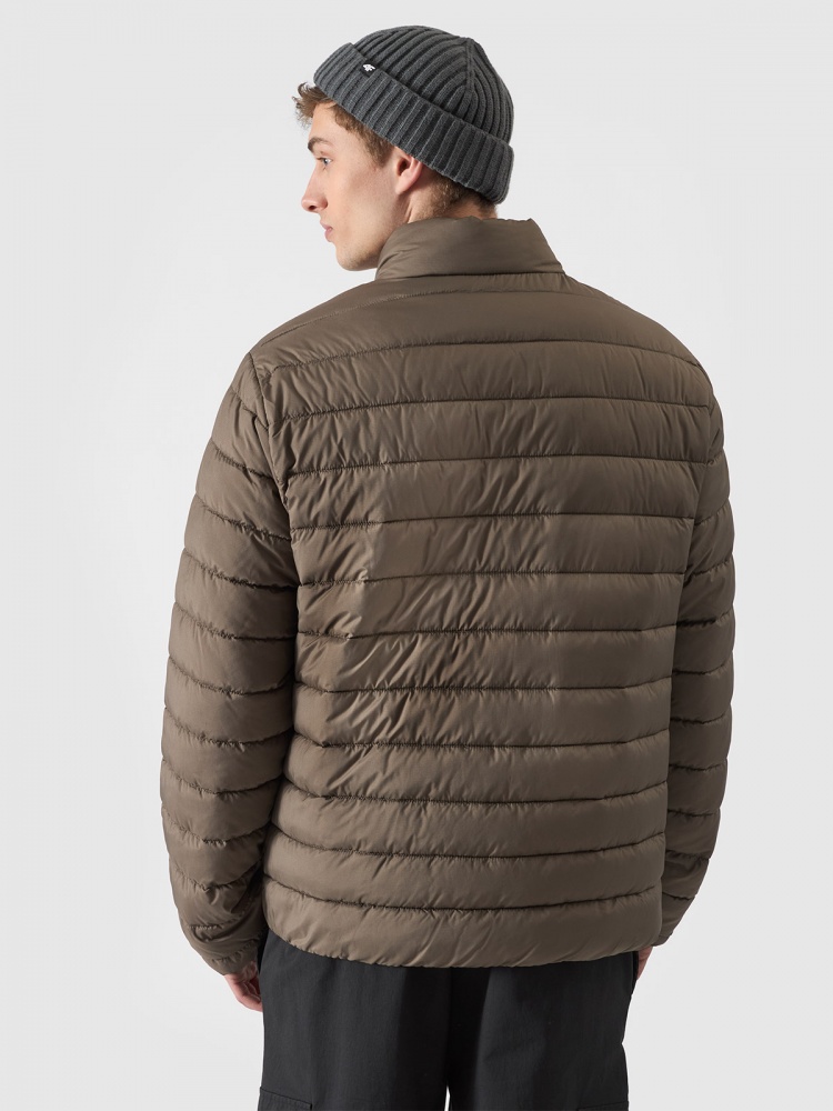 Куртка мужская демисезонная 4F DOWN JACKET M538 4FWSS25TDJAM538-80S р.S коричневая