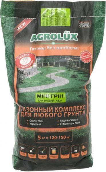 Семена Agrolux газонная трава Мини Грин 5 кг