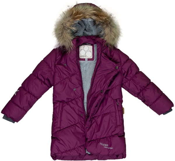 Куртка дитяча для дівчинки HUPPA Rosa 1 р.140 бордовий 80034 