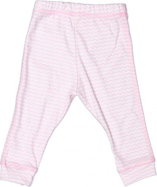 Штанці Bambinelli Зигзаг р.80 білий із рожевим 