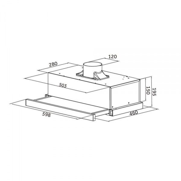 Вытяжка Pyramida TLX2-60 BR