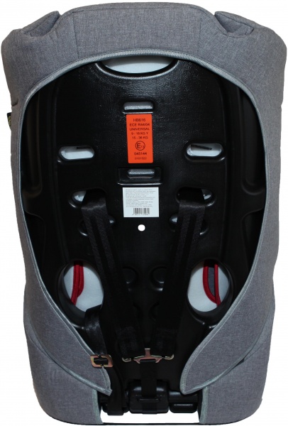 Автокресло BABY CAR SEAT серый с черным black/grey