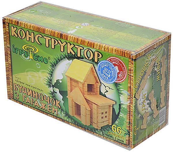Конструктор Igroteco Домик с гаражом