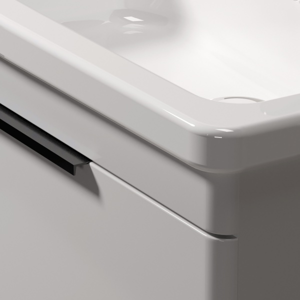 Тумба на ніжках Мойдодир Freya 60 з умивальником Creavit Ipek 60