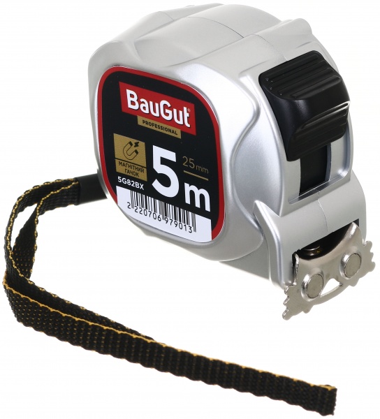 Рулетка BauGut с магнитами 5G82BX 5 м x 25 мм