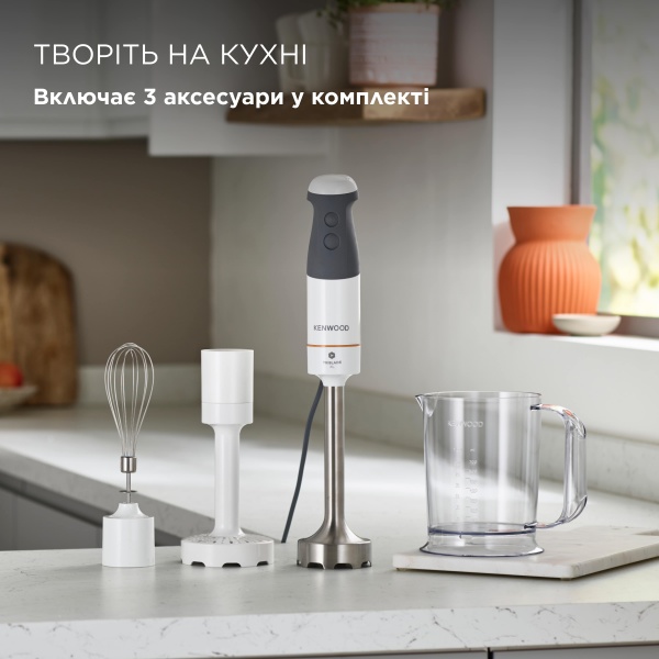 Блендер заглибний Kenwood HBM 40.006 WH Triblade XL 