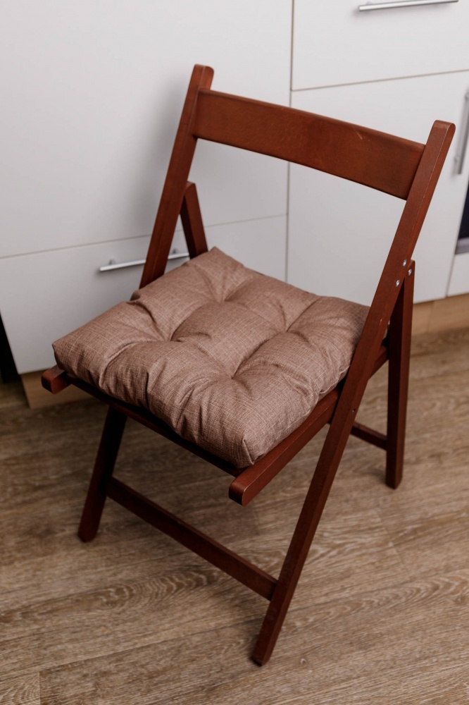 Подушка на стул FIESTA Коричневая Прованс