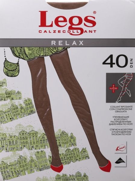 Колготки женские Legs 301 RELAX 40 den sabbia р. 5 песочный 