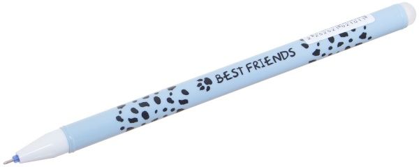 Ручка гелевая пиши-стирай Щенок голубая 