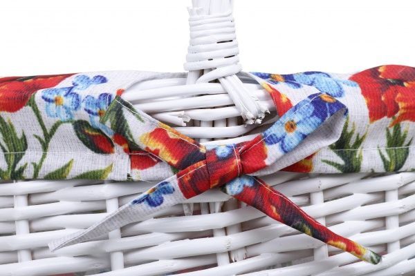 Кошик плетений з текстилем Tony Bridge Basket 37x31x18/41 см Easter 19-1 