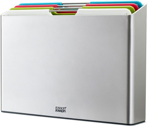 Набір дощок обробних Folio 7,6x26,2x35,7 см 4 шт. сріблястий Joseph Joseph