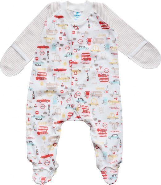 Комбінезон Minikin р.62 білий із малюнком 205603 