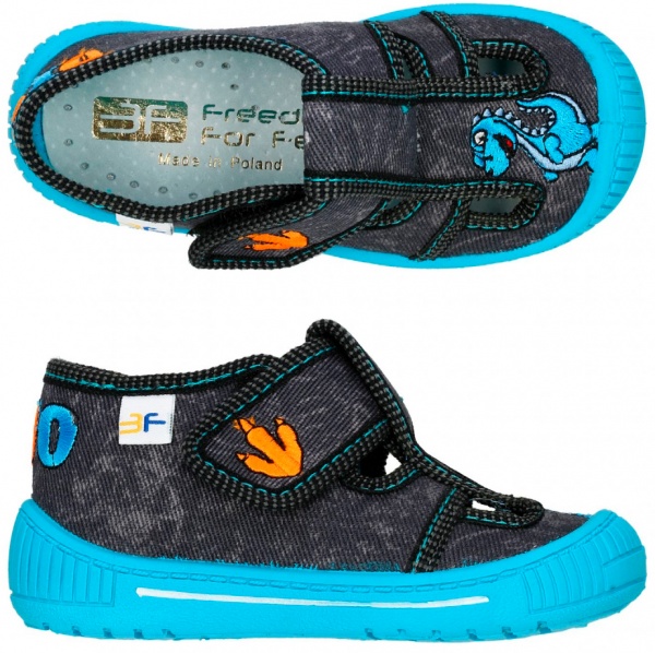 Туфли для мальчика 3F 2Sk25/4 р.22 серый 