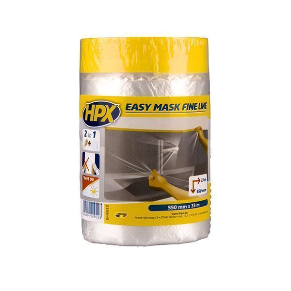 Плівка захисна з малярною стрічкою HPX 4400 0,55x33 м
